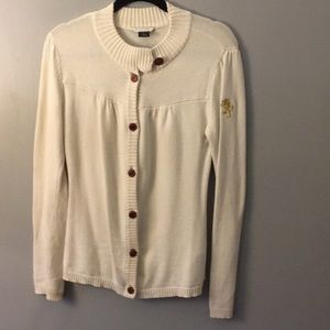 🌟Oakley Cream Long Sleeve Sweater Cotton & Wool